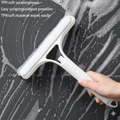 3-in-1 Mirror Scraper with Removable Microfiber Cloth MUVAYA