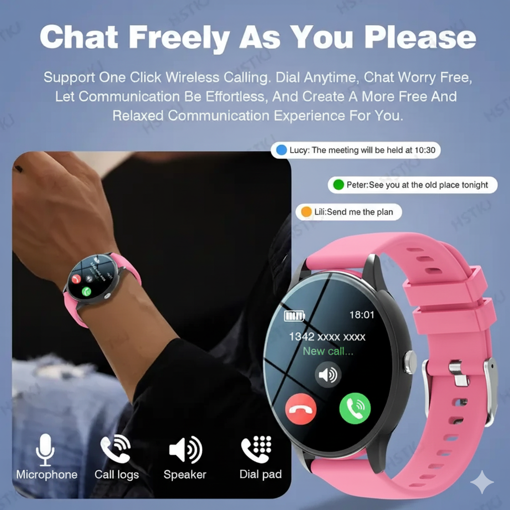 Sports Smartwatch with Wireless Calling MUVAYA