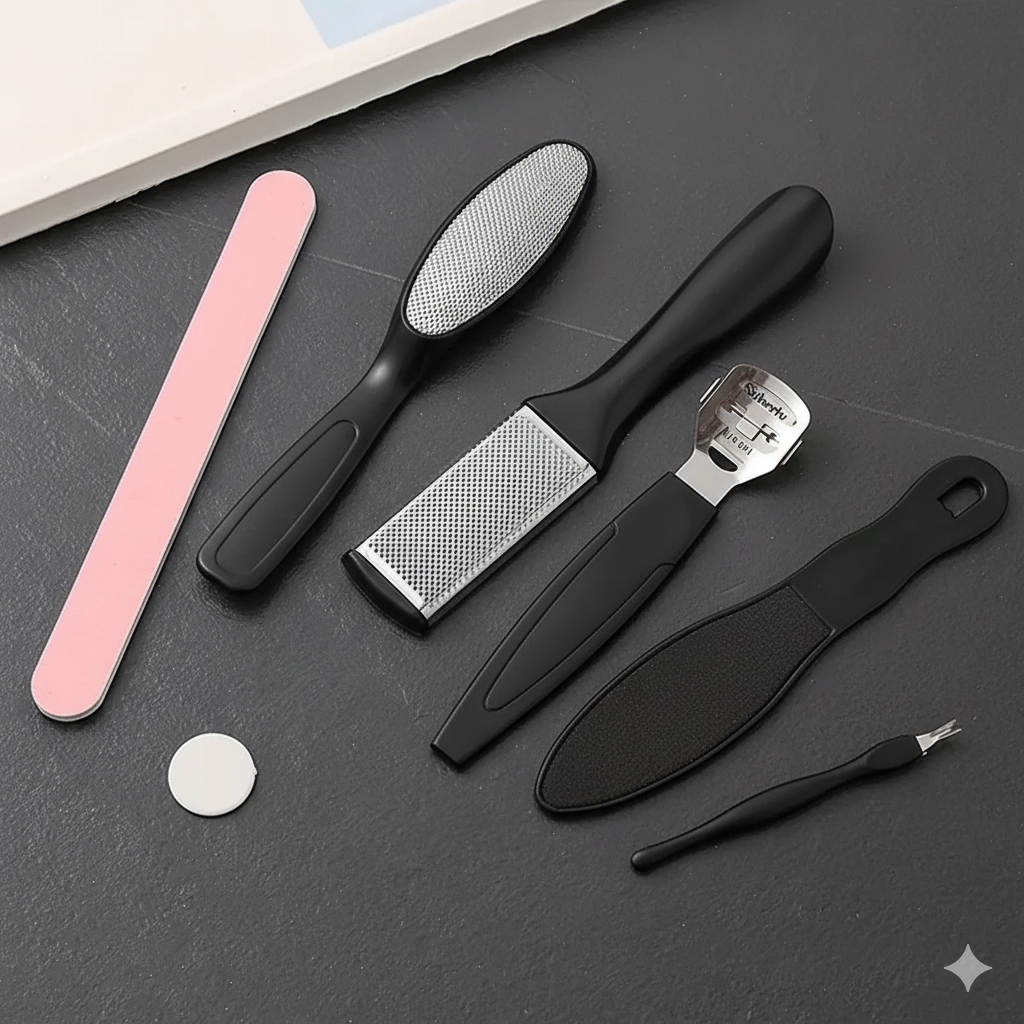 Pedicure Tools Set for Foot Care and Grooming MUVAYA