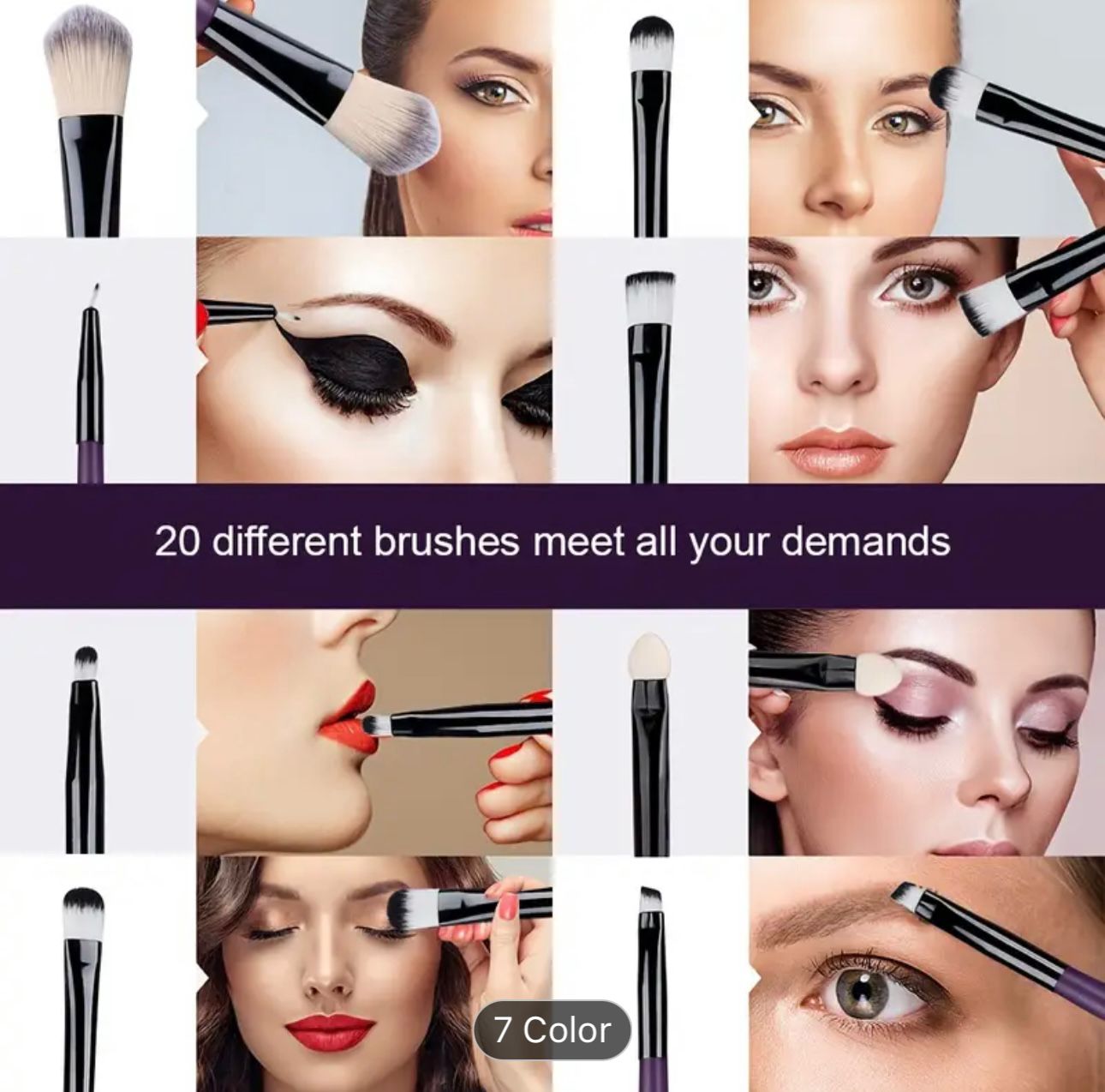 Professional Makeup Brush - 20 pcs MUVAYA