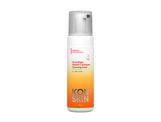 ICON SKIN - Shine Bright Vitamin C & Enzyme Cleansing Foam -  175 ml
