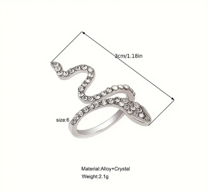Snake Design Ring MUVAYA