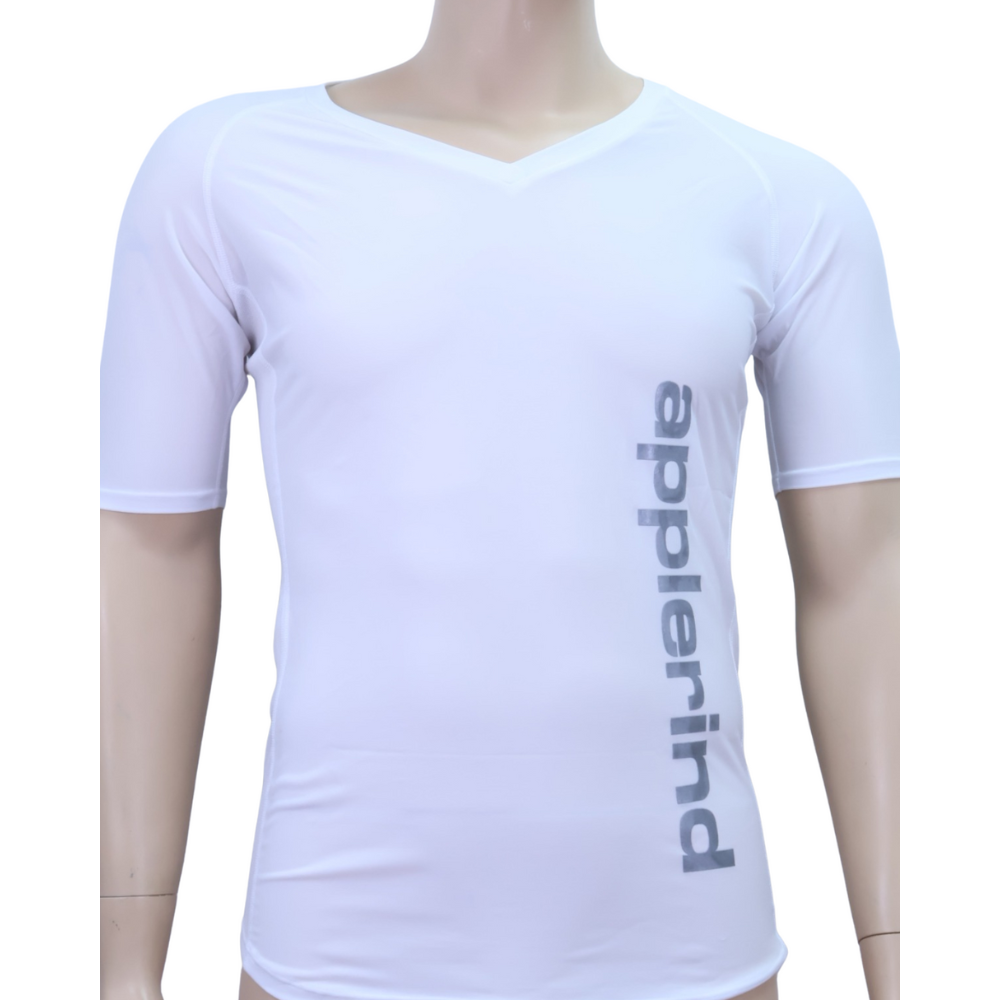Men´s V Neck Short Sleeve Back Mesh Applerind