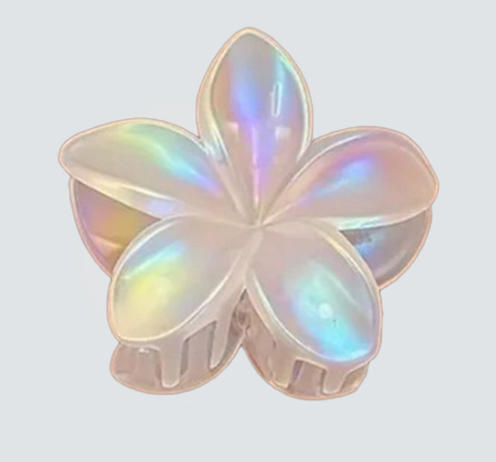 1pc Elegant Iridescent Flower Hair Clip MUVAYA