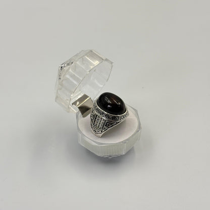Unisex Gemstone Natural Stone Tiger Eye Ring MUVAYA