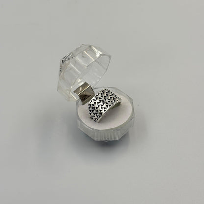 Classic Retro Geometric Patterned Punk Men'S Women'S Ring MUVAYA