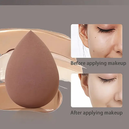 Makeup Brush Set + 2pcs Makeup Sponges MUVAYA