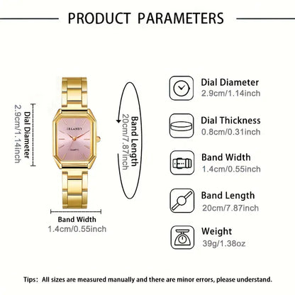 Elegant Women's Watch Gift Set 2pcs MUVAYA