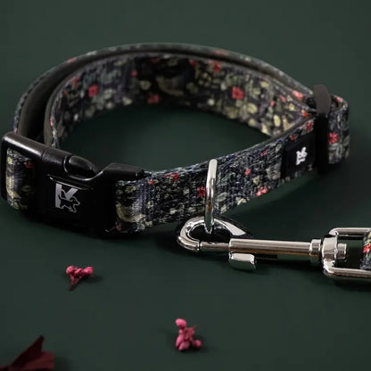 Adjustable Dog Harness Leash Bandana and Pet Collar Set MUVAYA