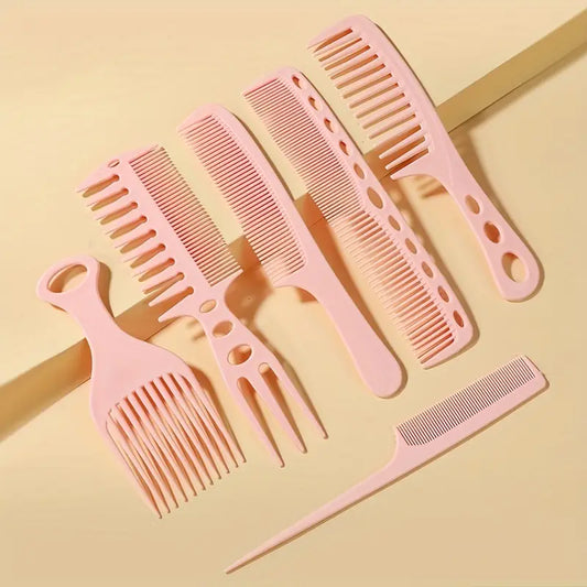 6pcs Anti-Static Hairdressing Comb Set MUVAYA