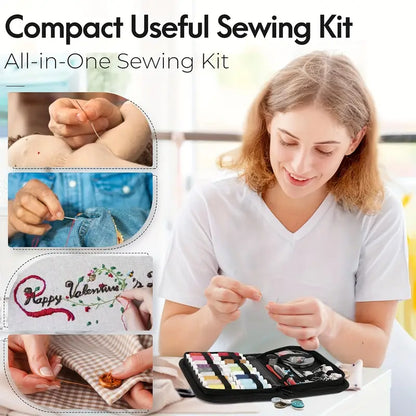 Deluxe Sewing Kit for Home & Travel MUVAYA