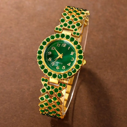 Glamorous 6pcs Women's Quartz Watch Set MUVAYA