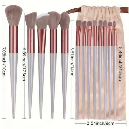 Professional Makeup Brush Set 13pcs MUVAYA