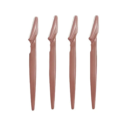 4pcs Stainless Steel Eyebrow Razor Set MUVAYA