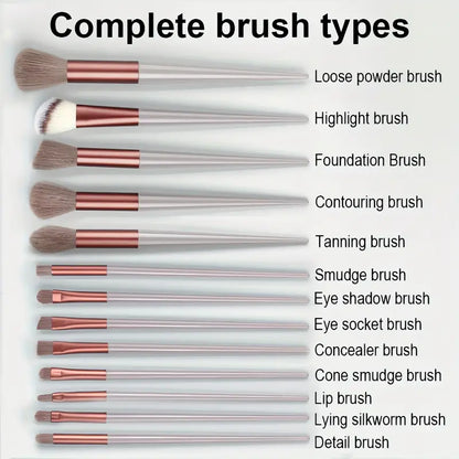 13pcs Professional Makeup Brush Set MUVAYA