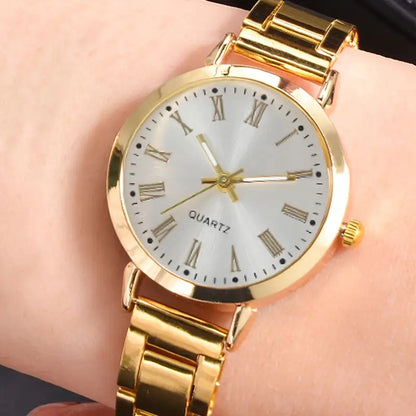 Women’s Quartz Watch with Bracelet – Elegant Timepiece Gift Set MUVAYA