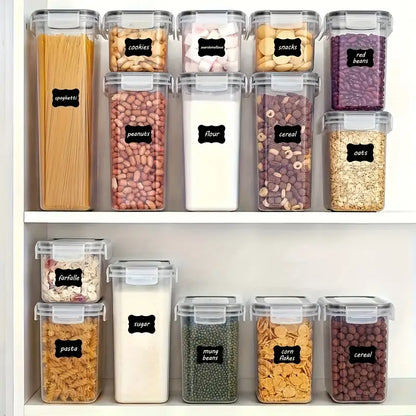 24pcs Kitchen Storage with Labels & Marker MUVAYA