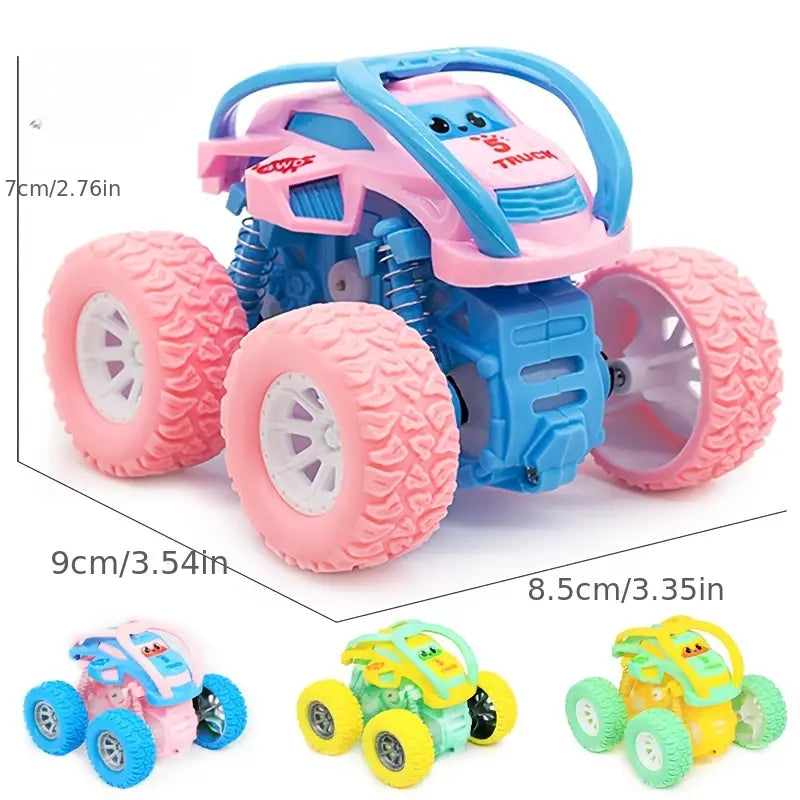Colorful Macaron Monster Truck Toy – Durable and Fun Vehicle for Kids MUVAYA
