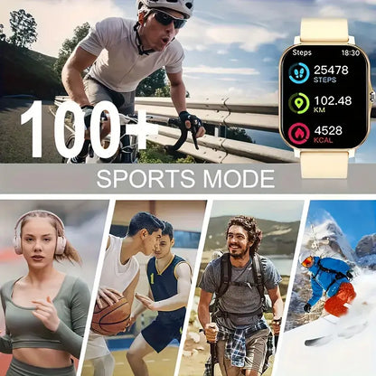 Full Touch Smartwatch with Wireless Calling and Fitness Tracker MUVAYA
