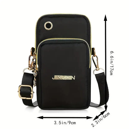 Unisex Lightweight Nylon Crossbody Phone Bag MUVAYA