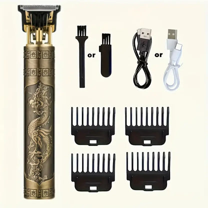 Wireless Electric Hair Clipper with 4-in-1 Cordless Trimmer MUVAYA