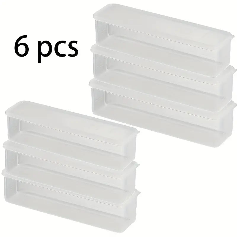 6PCS Long Vegetable Storage Containers MUVAYA