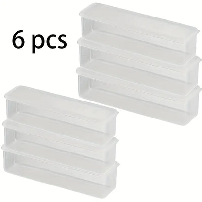 6PCS Long Vegetable Storage Containers MUVAYA