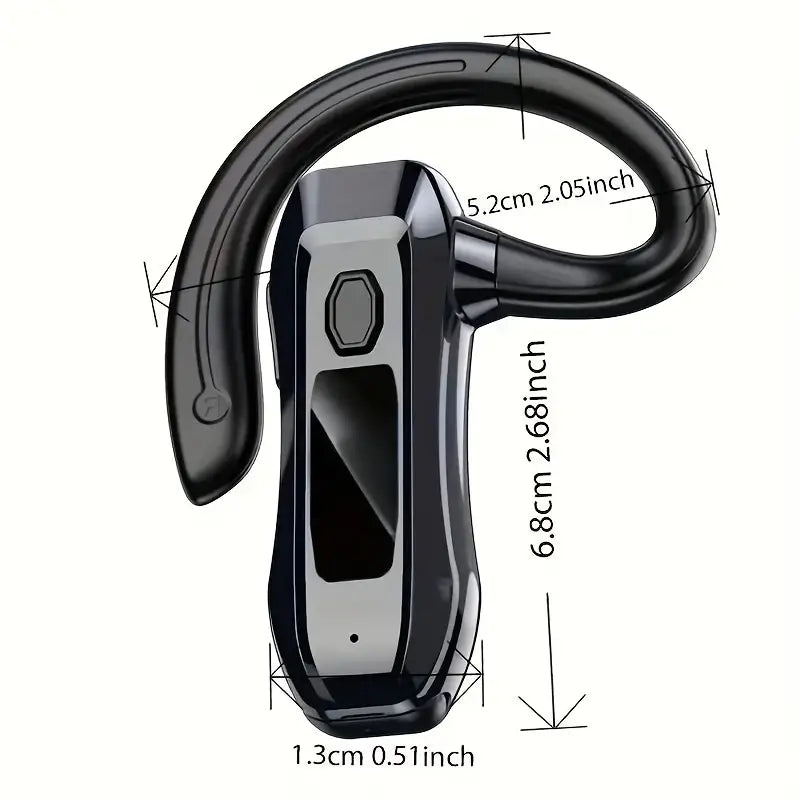 Single-Ear Wireless Hanging Earbud with Noise-Cancelling MUVAYA