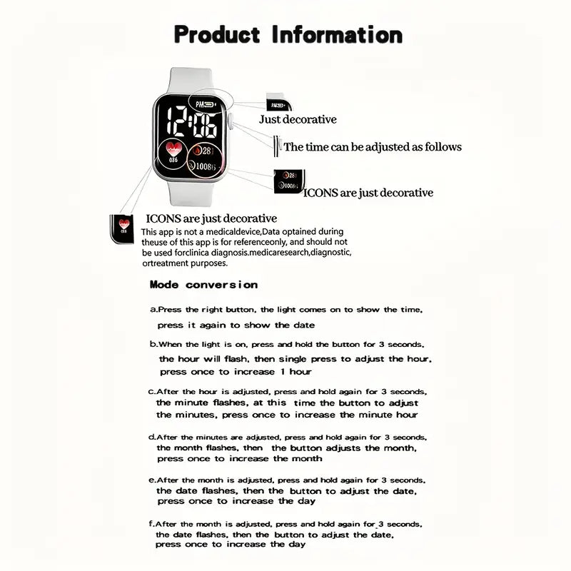 4PCS Wristwatch and Astronaut Magnetic Pendant Bracelet Set for Boys and Girls MUVAYA