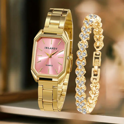 Elegant Women's Watch Gift Set 2pcs MUVAYA