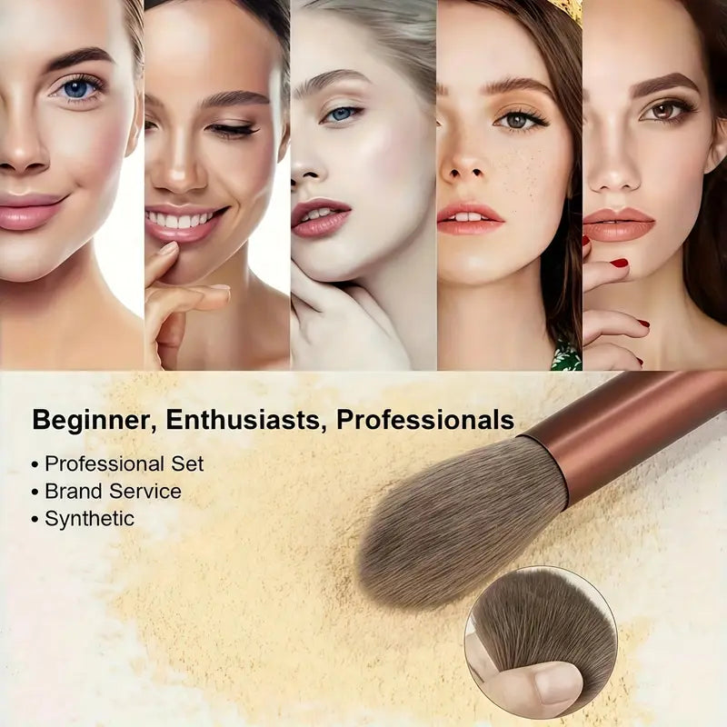 Professional Makeup Brush Set 13pcs MUVAYA