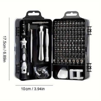 115-in-1 Precision Screwdriver Set, Magnetic Repair Tool Kit MUVAYA