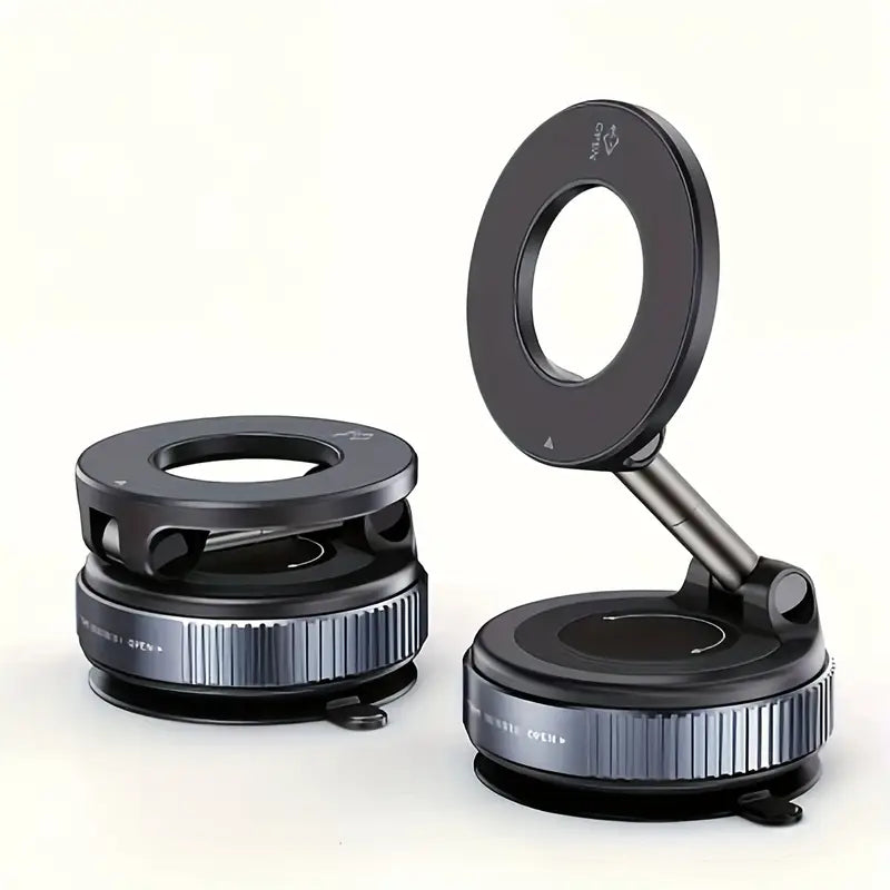 DIRRFIE 360° Magnetic Phone Holder – Foldable and Retractable Stand for Car and Desk MUVAYA