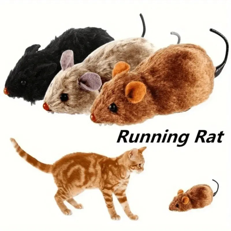 Wind Up Mouse Pet Toy MUVAYA