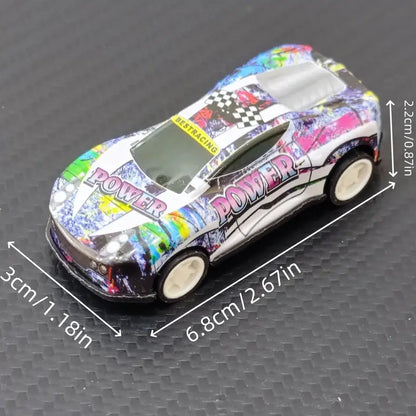 8pcs Diecast Miniature Racing Cars MUVAYA