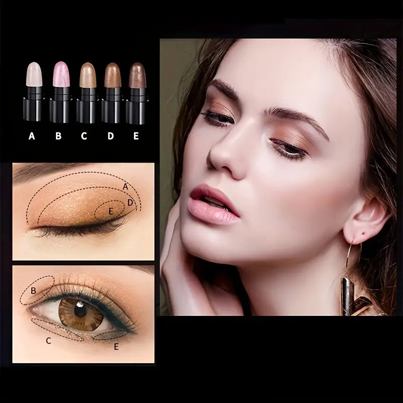 12-Color Eyeshadow and Highlighter Set MUVAYA