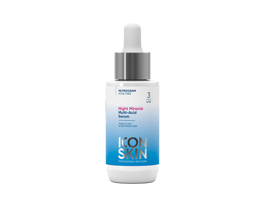 ICON SKIN - Night Miracle Multi-Acid Serum - 30 ml