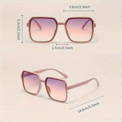 Women'S Square Frame Glasses - MUVAYA
